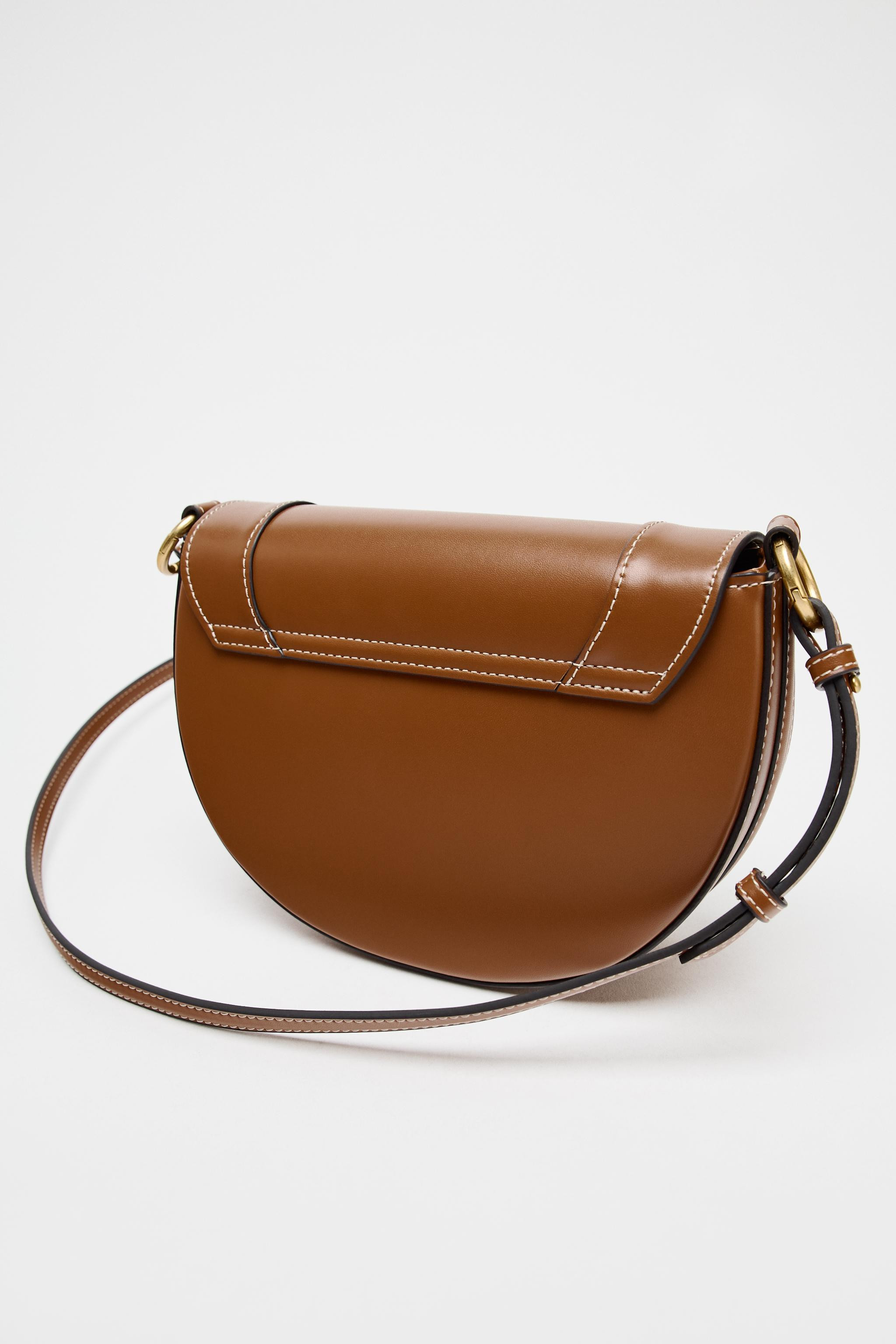 CANVAS STITCH CROSSBODY BAG | Zara US