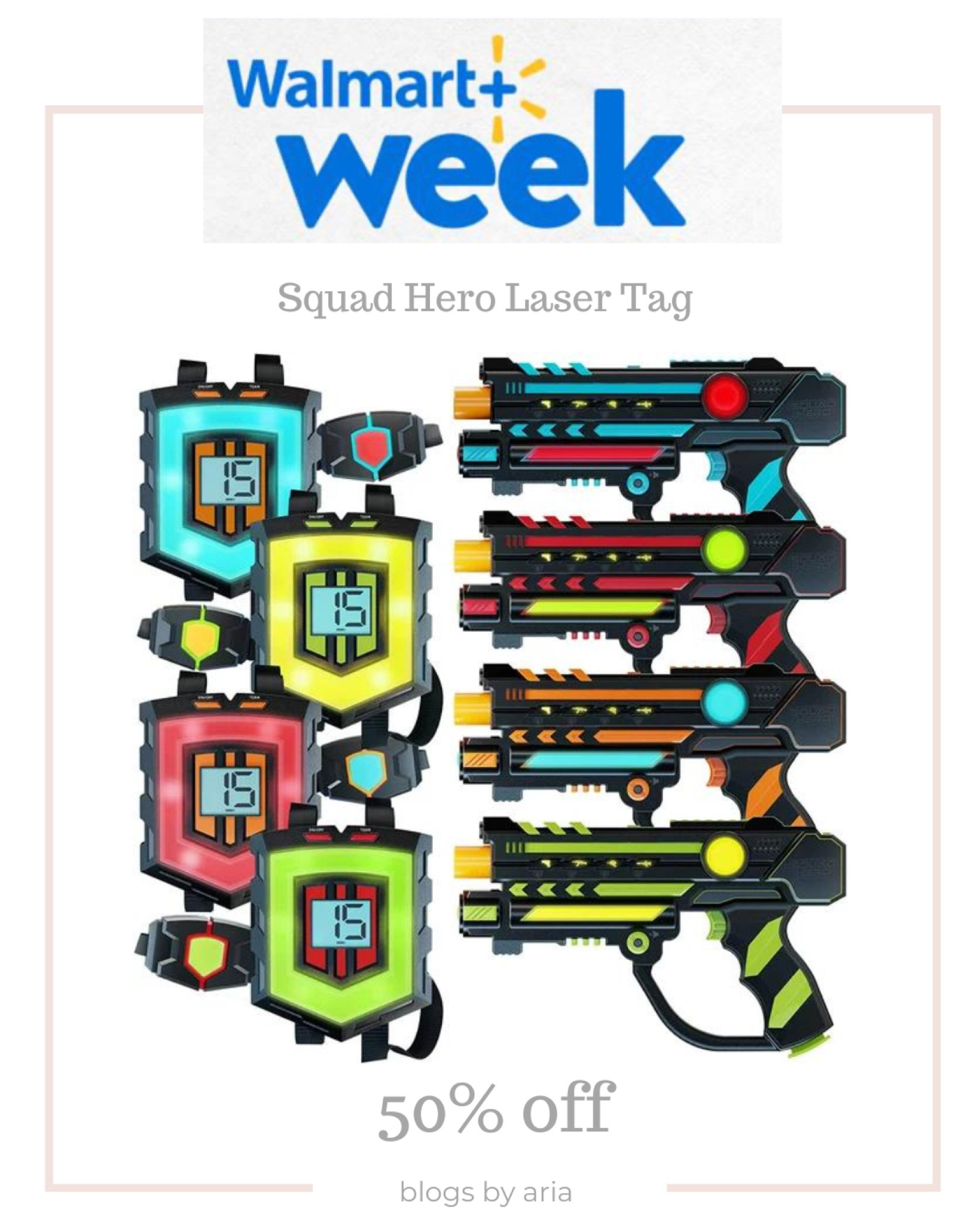 Rechargeable Laser Tag Set 2.0 — Squad Hero
