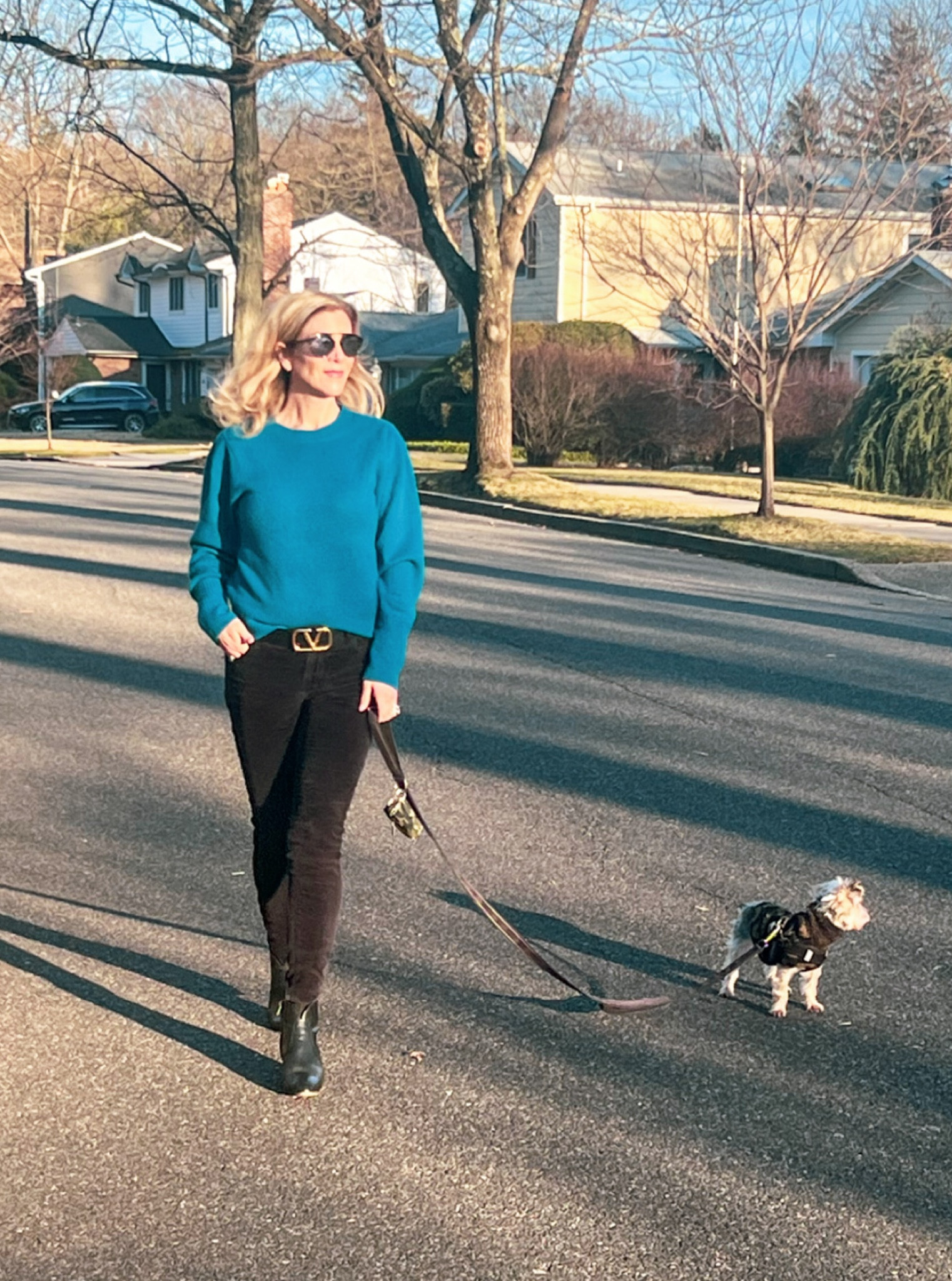 My favorite blue cashmere sweater is now 50% off which makes it under $100. I love the slight puff shoulder detail too. Runs TTS. 

#LTKFind #LTKunder100 #LTKsalealert