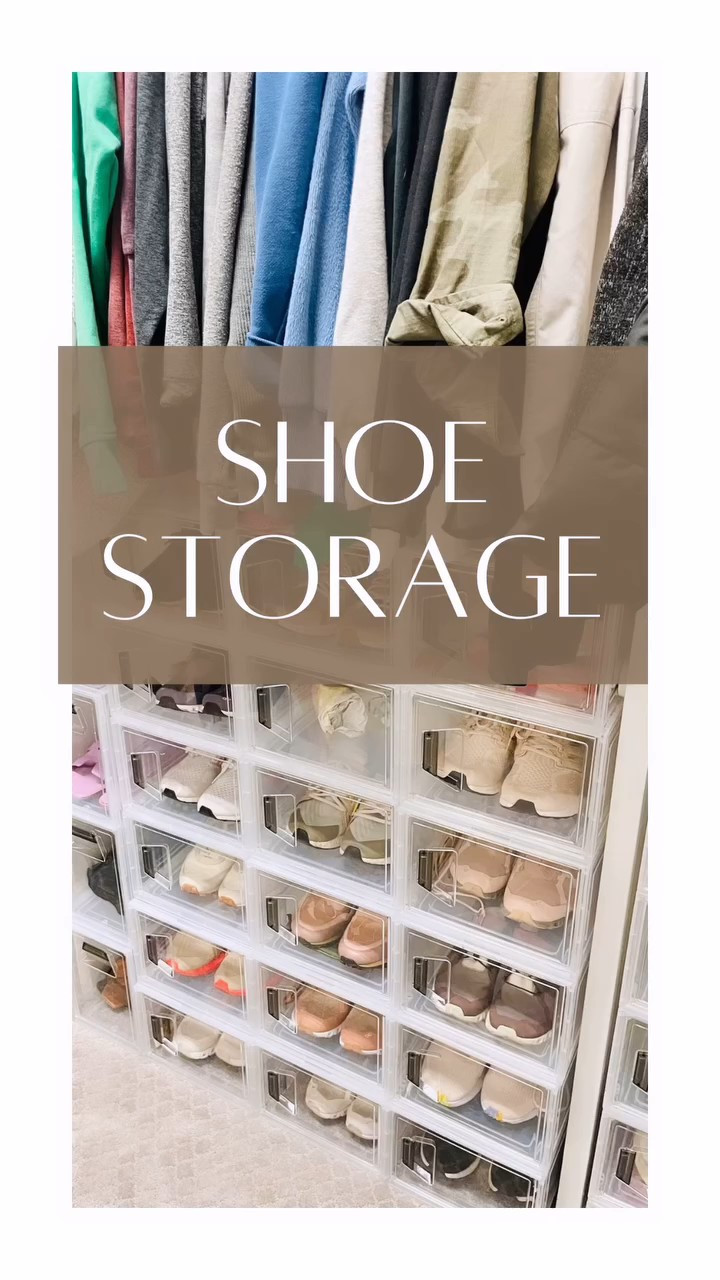 These shoe display boxes are a game changer! 

#LTKHome #LTKFindsUnder100 #LTKShoeCrush