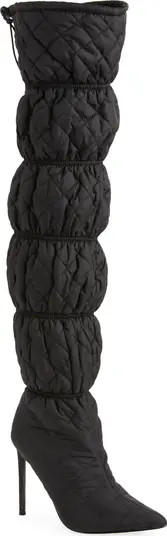 Steve Madden Silhouette Quilted Over the Knee Boot | Nordstromrack | Nordstrom Rack