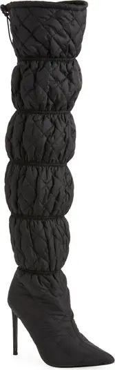 Steve Madden Silhouette Quilted Over the Knee Boot | Nordstromrack | Nordstrom Rack