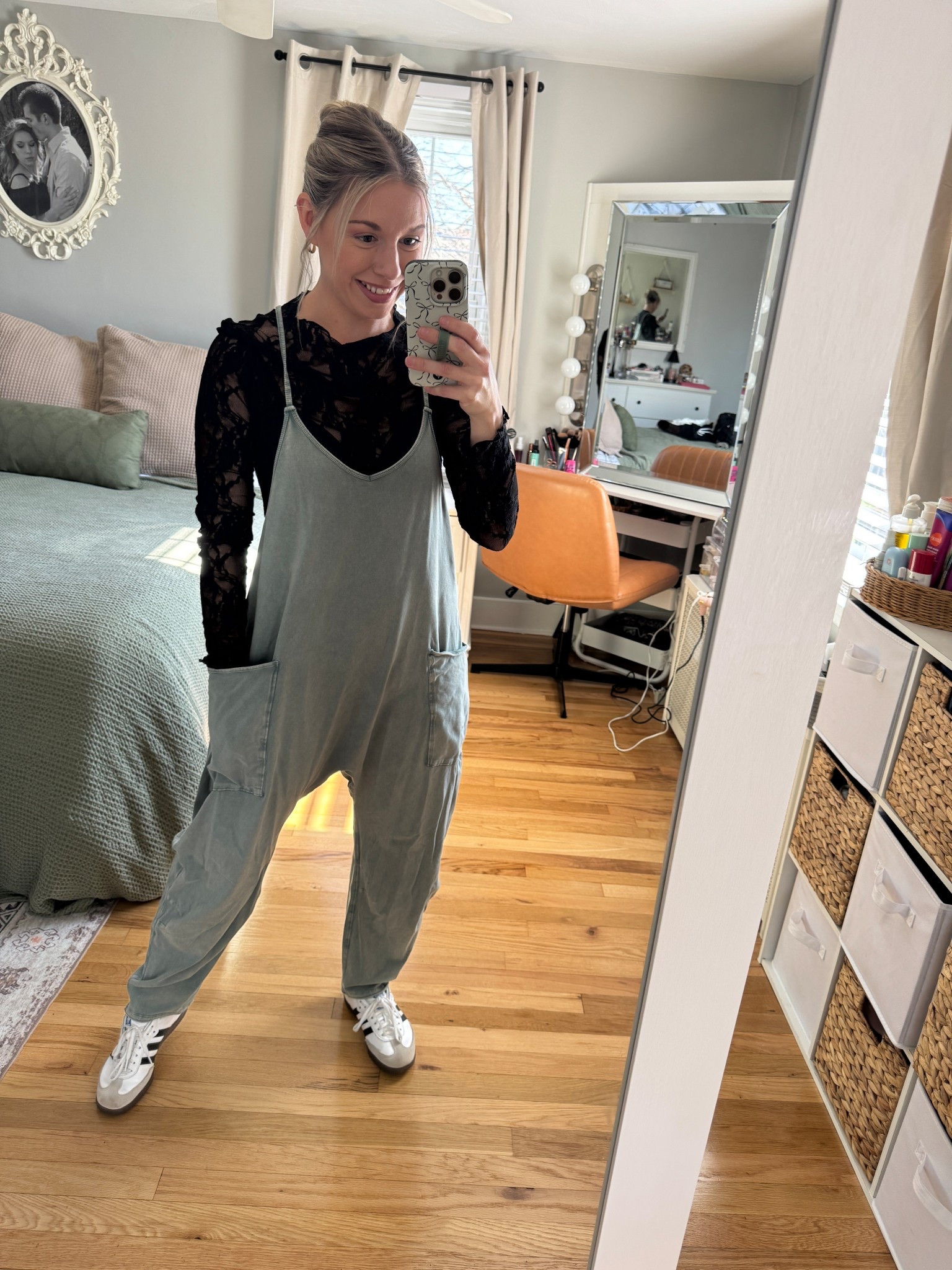 Layered up and comfy ✨ love how the lace looks under  this Free People hot shot onesie — cute and comfy 🙌 #LTKStyle #FreePeopleFinds #MomStyle #CozyChic #OOTD

#LTKmomlife #LTKStyleTip #LTKootd