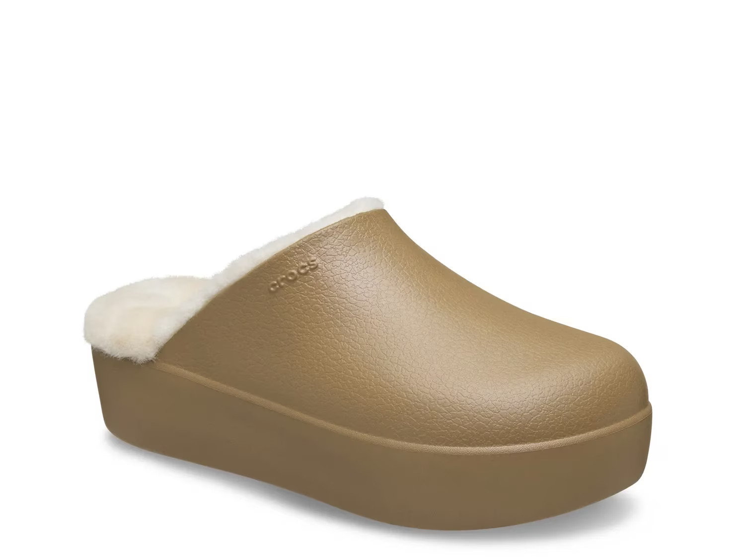 Crocs Dylan Lined Platform Clog | Women's | Dark Beige | Size 10 | Clogs | Platform | DSW