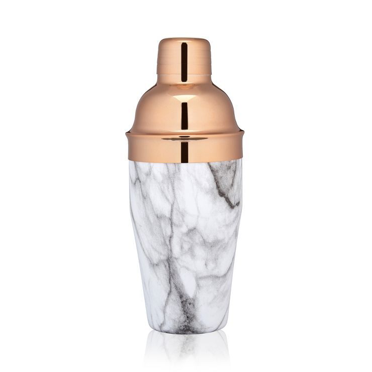 True Copper Marble Cocktail Shaker - Drink Shaker, Old Fashion, Bar Cocktails - 18 Oz Stainless S... | Target
