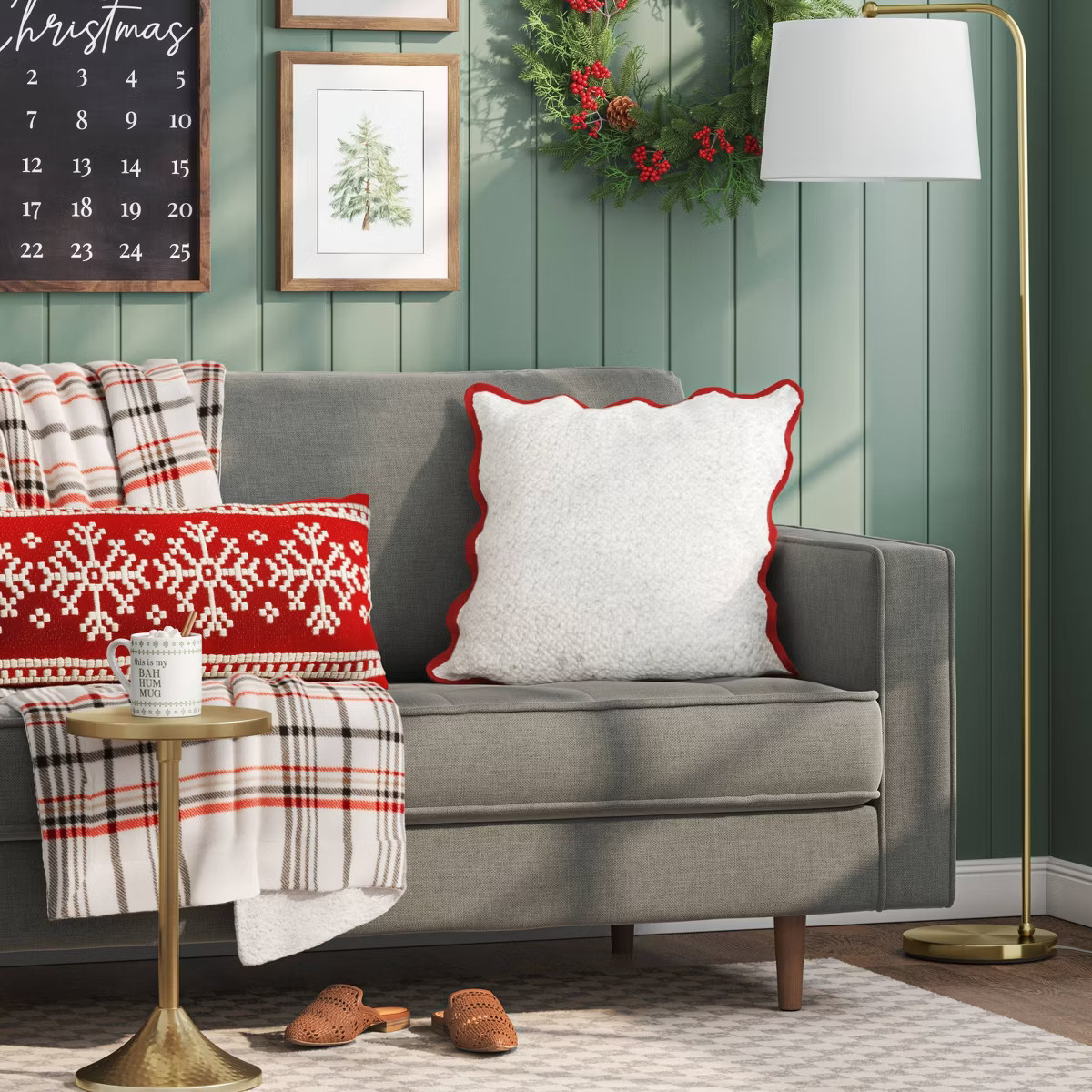 Oversized Woven Snowflake Lumbar Throw Pillow - Threshold™ | Target