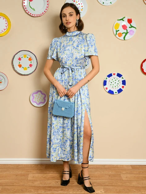 Sky Floral Midi Dress | Sister Jane (UK)