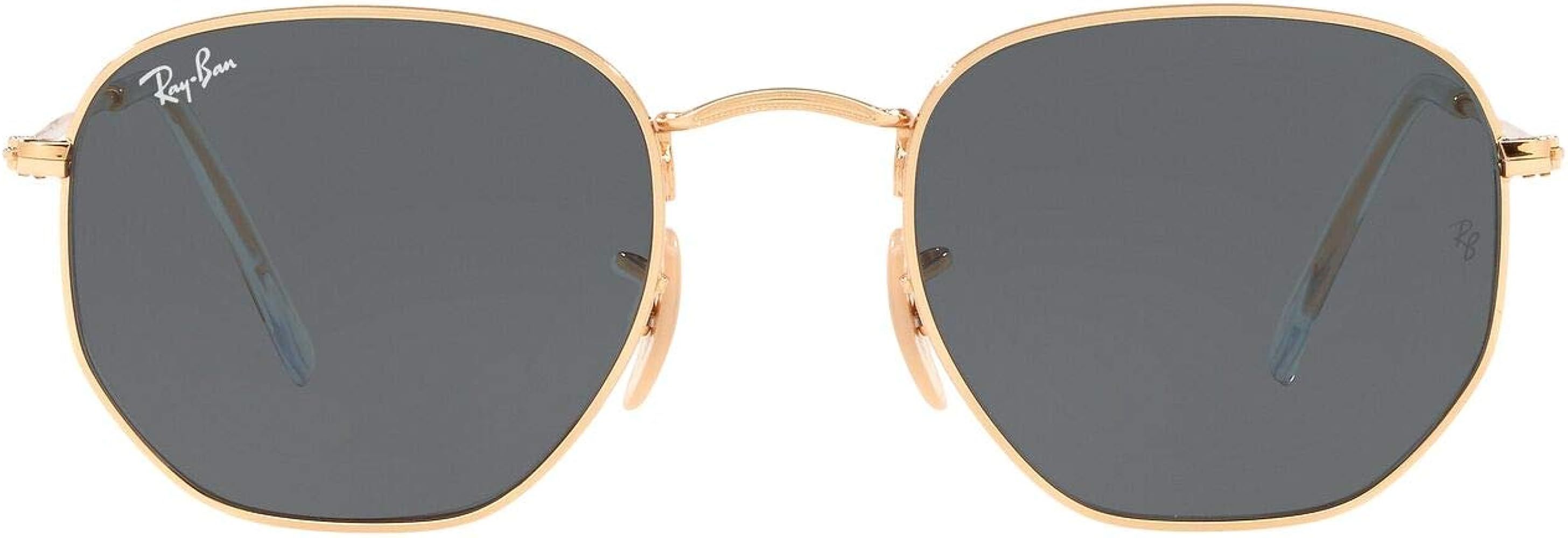 Ray-Ban Men's Rb3548n Hexagonal Round Sunglasses | Amazon (US)