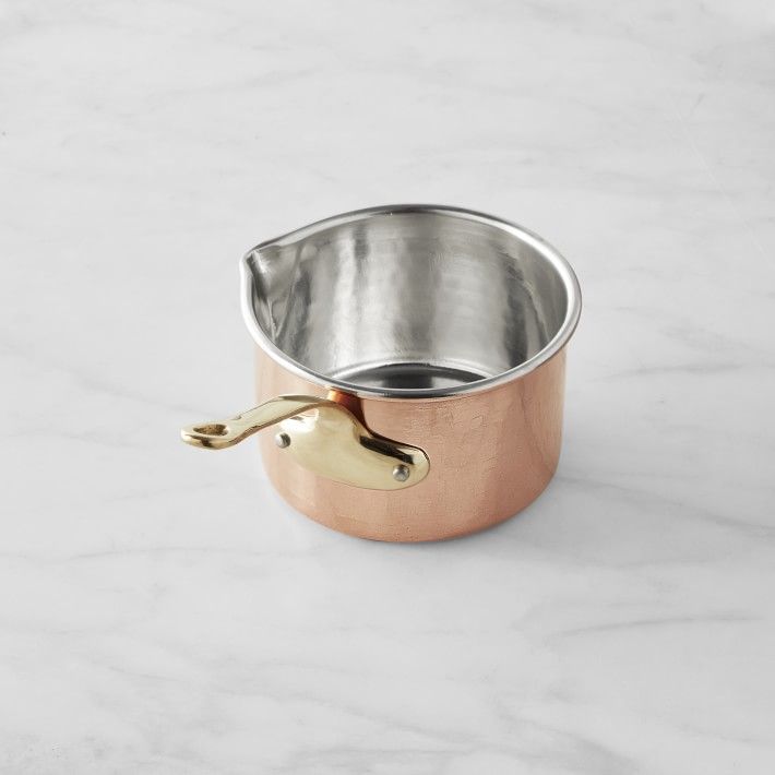 Ruffoni Historia Hammered Copper Saucepan, 1-Qt. | Williams-Sonoma