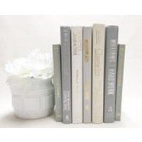 Gray and Cream Books, Shelf Decor, Decorative Books, Book Bundle | Etsy (US)