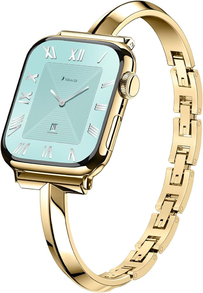Missair Thin Band Compatible with Apple Watch 38mm 40mm 41mm 42mm 44mm 45mm 46mm 49mm for Women, ... | Amazon (US)