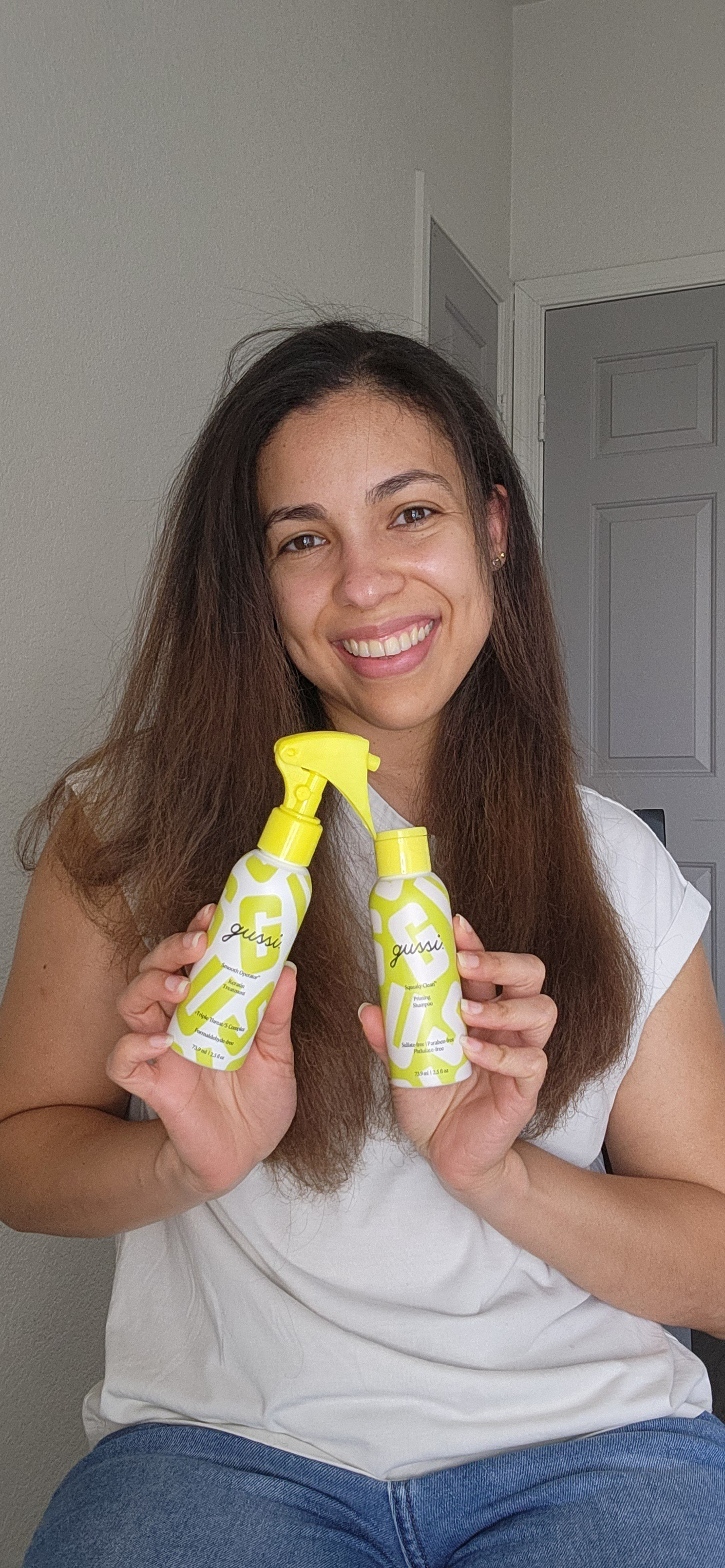 Gussi at home Keratin Treatment I Love how easy it is and the results it gave to my curly hair. 

#LTKbeauty #LTKstyletip