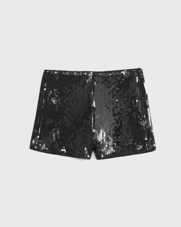Stretch Sequin Micro Short | Abercrombie & Fitch (US)