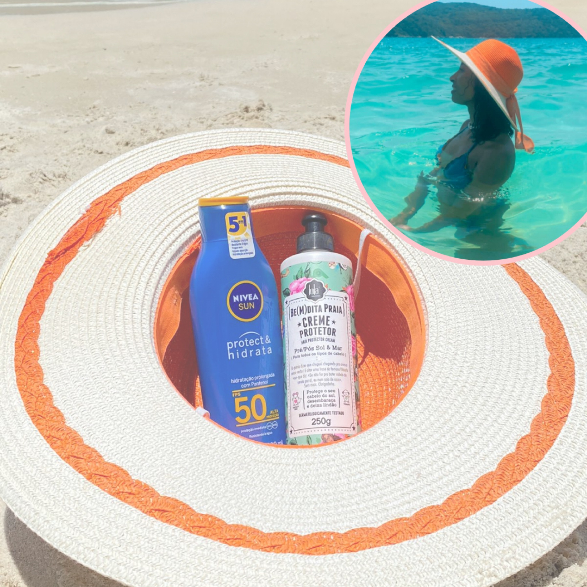 Ah o verão! Sabemos que banho de mar no verão é uma das melhores coisas que existe né, então para aproveitar sem medo de danificar o cabelo e ainda cuidar da sua pele, essa é minha dica para você: o protetor solar da Nivea que além de proteger ele hidrata a pele e esse creme da Lola para mar e piscina, cuida do cabelo e protege do sol.

#LTKbeauty #LTKsalealert #LTKbrasil