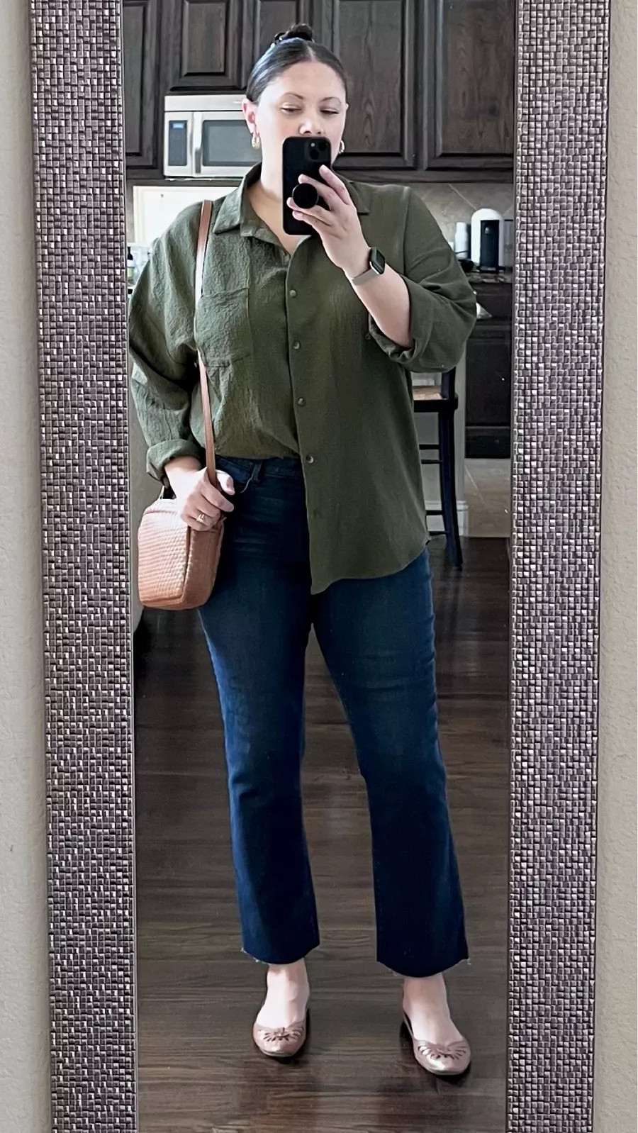 Easy casual lunch date outfit. Top is part of an Amazon set (XL). 

 #LTKootd #LTKOver40 #LTKSaleAlert