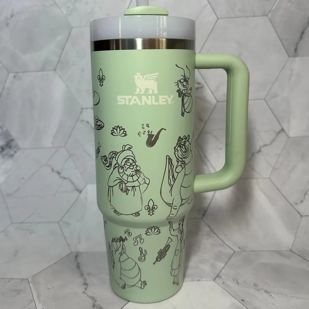 Princess and the Frog - Tiana Engraved Stanley Quencher Tumbler | 30oz 40oz - Etsy | Etsy (US)