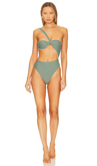 Odella One Piece in Olive Green | Revolve Clothing (Global)