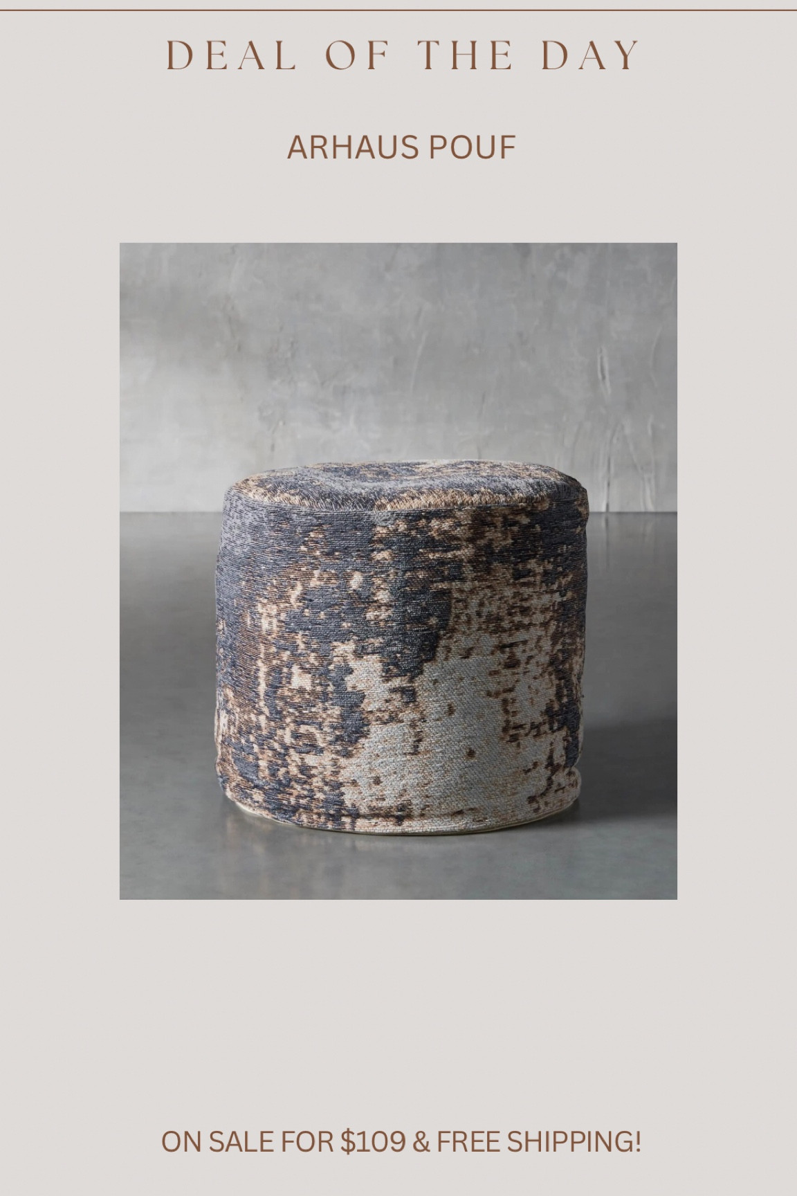 I’ve been eyeing this gorgeous textured arhaus pouf & it’s finally on sale and free shipping!!! Such a unique style 😍

#LTKHome #LTKSaleAlert #LTKFallSale