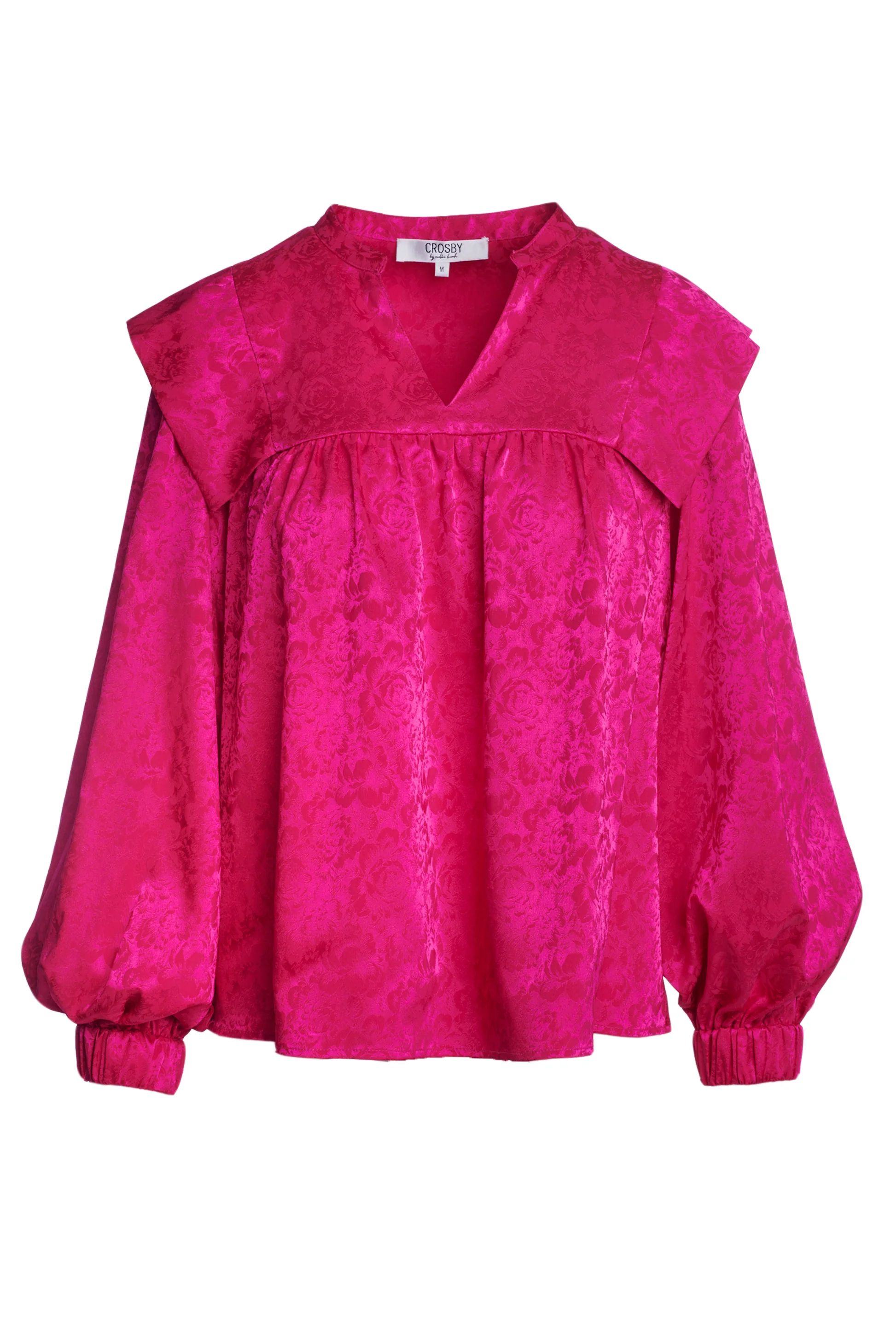 Gaines Top in Magenta Magic - CROSBY by Mollie Burch | CROSBY by Mollie Burch