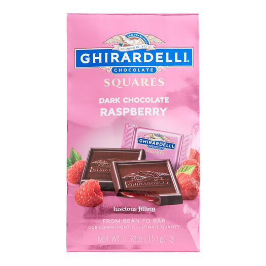 Ghirardelli Raspberry Dark Chocolate Squares Bag by World Market | World Market