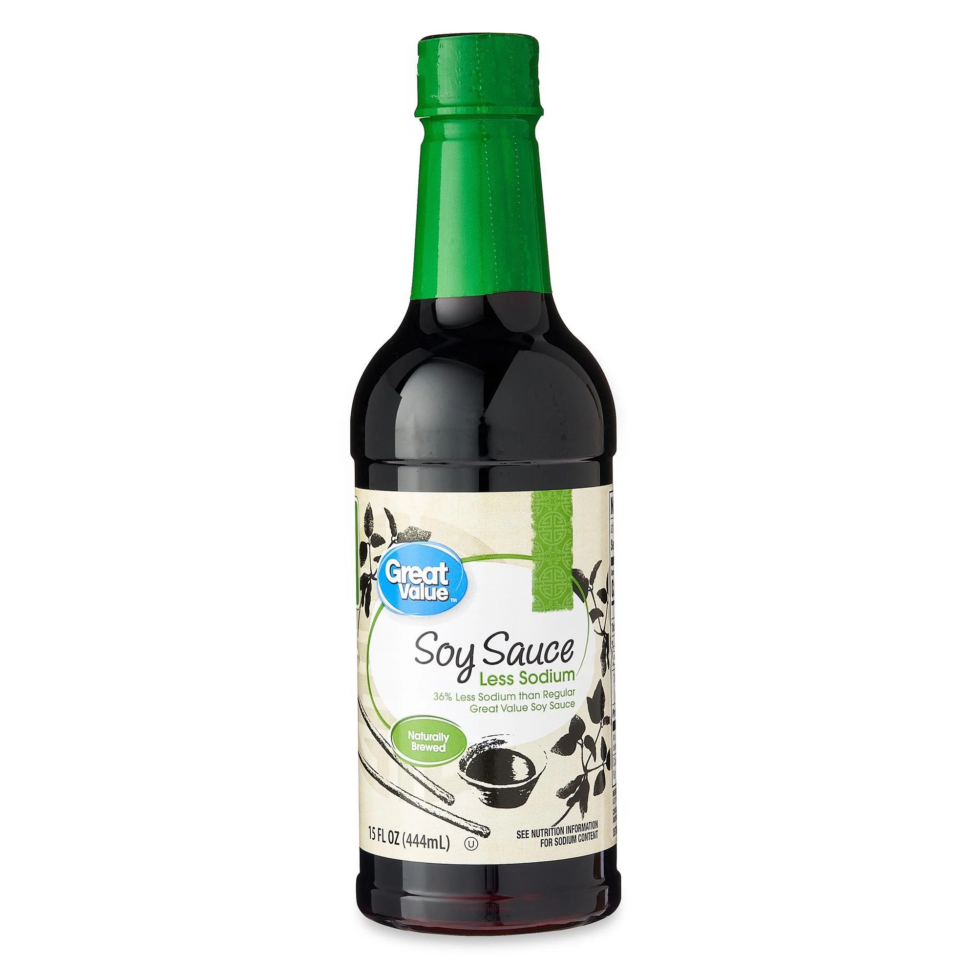 Great Value Less Sodium Soy Sauce, 15 fl oz | Walmart (US)
