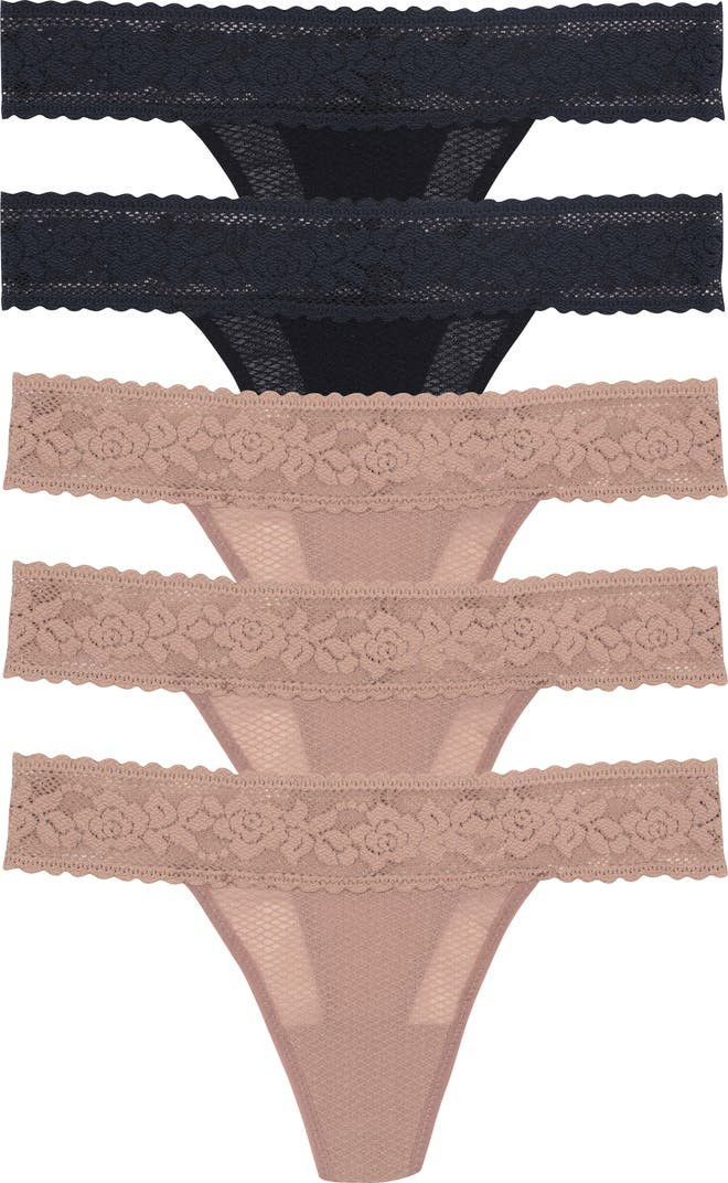 Assorted 5-Pack Kitty Soft Thongs | Nordstrom | Nordstrom