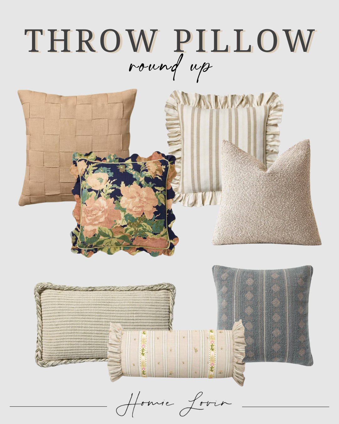 Throw Pillow Round Up!

home decor, interior design #Target #Amazon #Walmart #Wayfair 

 #LTKHome #LTKSaleAlert
