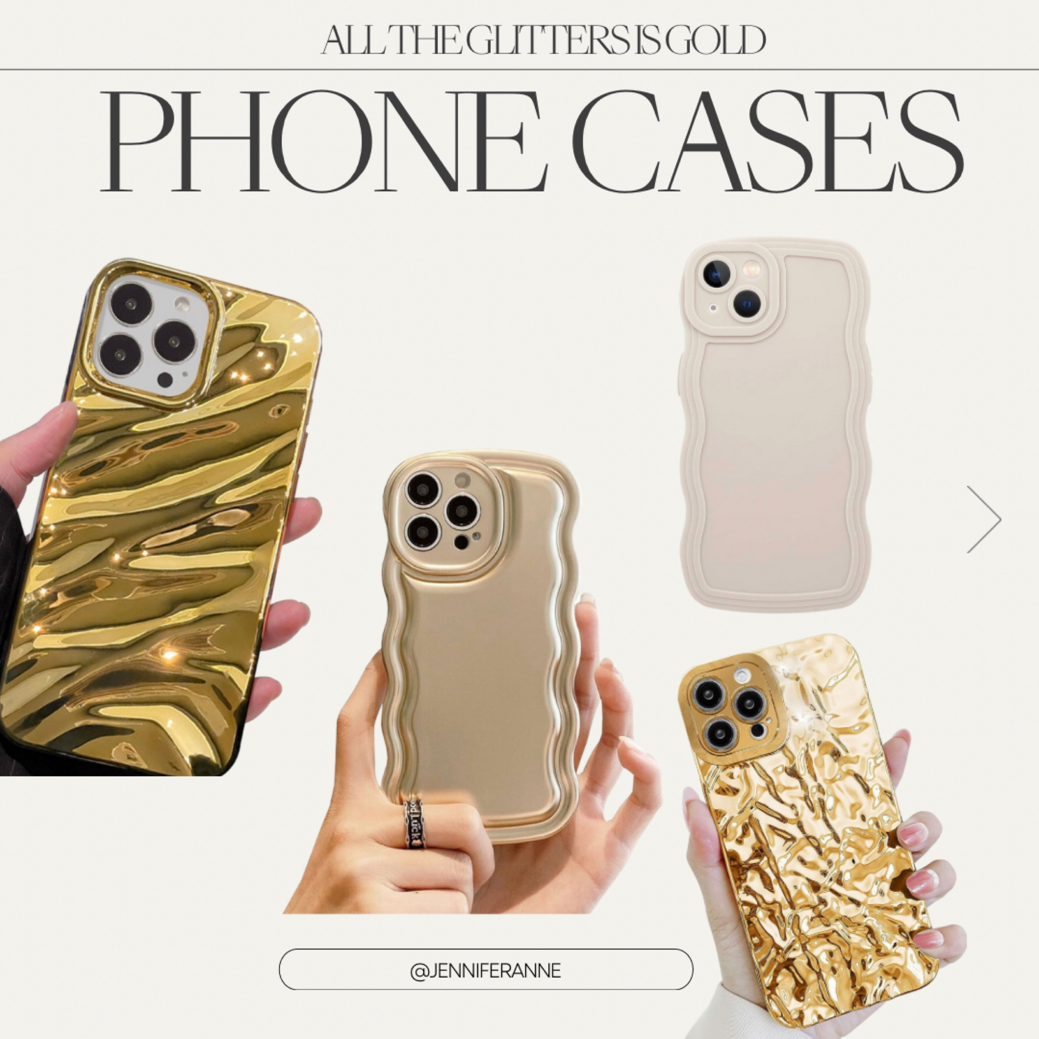 Gold Cellphone Cases • Neutral Cellphone case • Cellphone case • iPhone cases • Gold aesthetic • Neutral tones • Enjoy, Xx! 

#LTKGiftGuide #LTKfindsunder50 #LTKstyletip