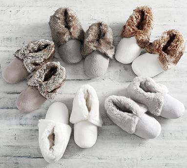 Faux Fur Booties | Pottery Barn (US)