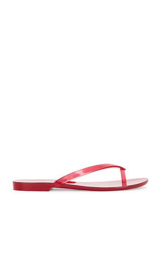 Madewell x Melissa Jelly Thong Flip Flop in Red. - size 7 | Revolve Clothing (Global)