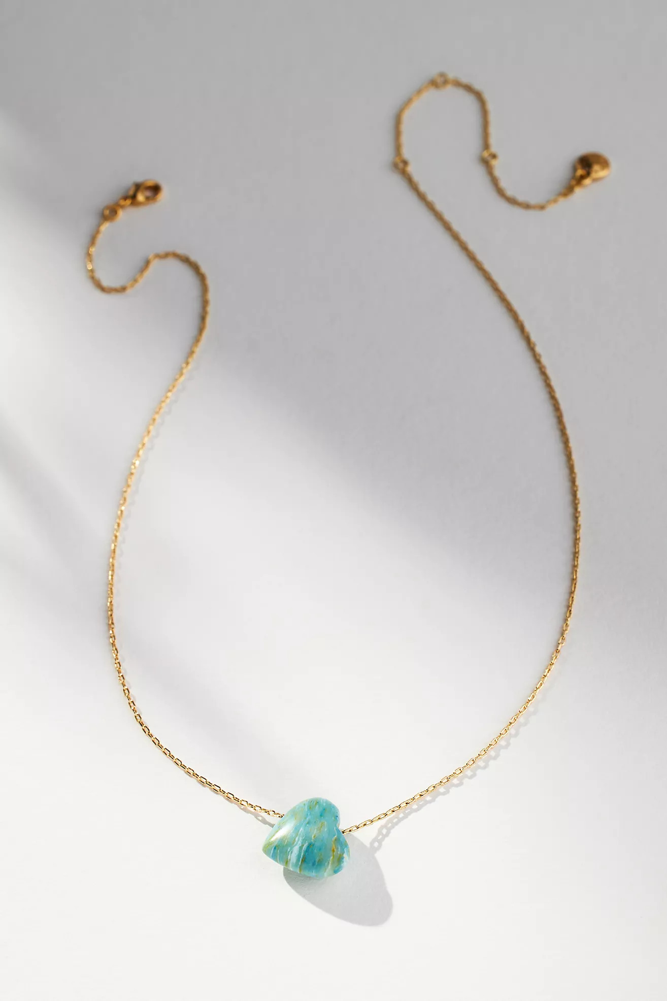 BaubleBar Juno Stone Heart Necklace | Anthropologie (US)