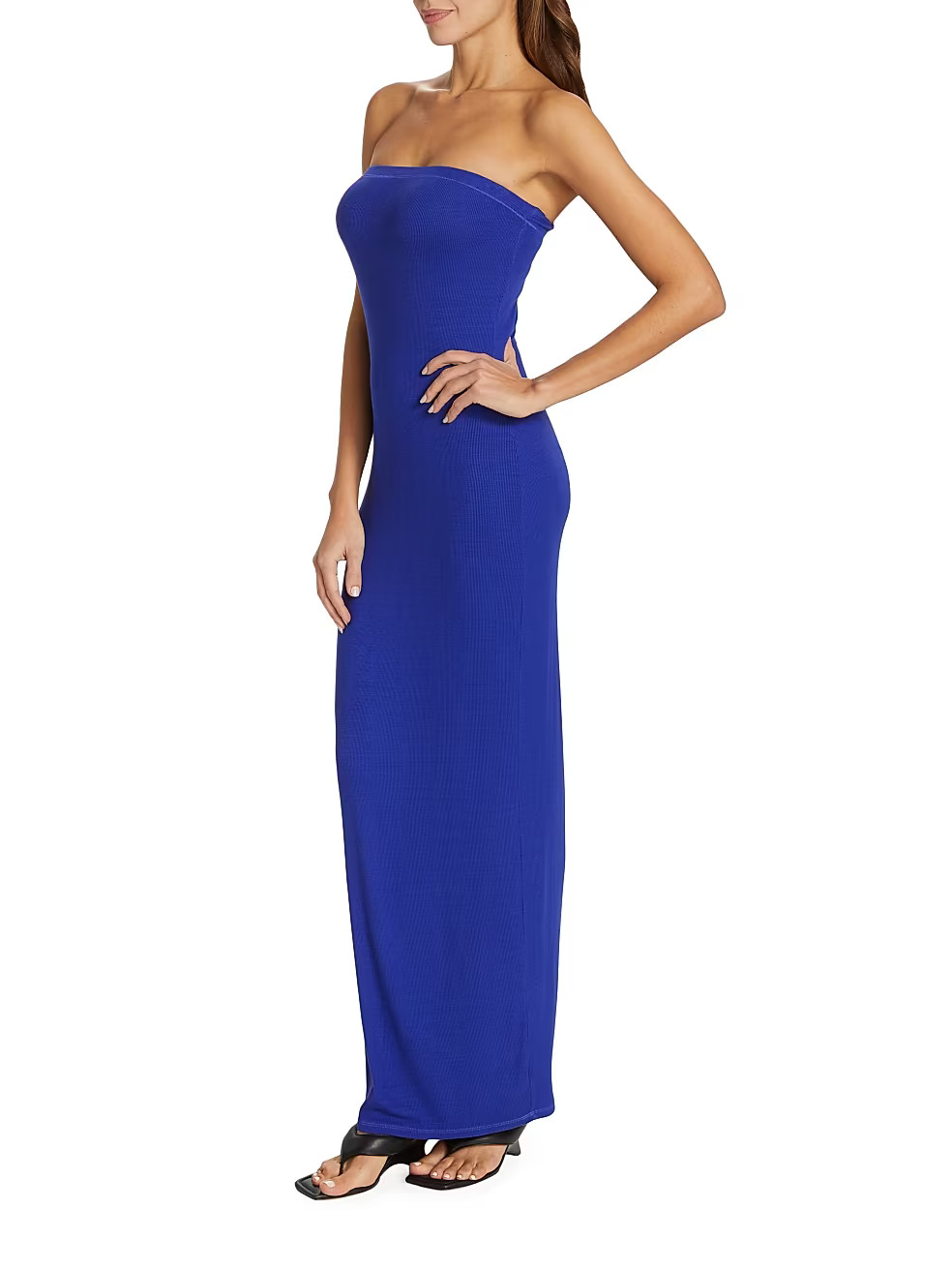 Strapless Rib-Knit Maxi Dress | Saks Fifth Avenue