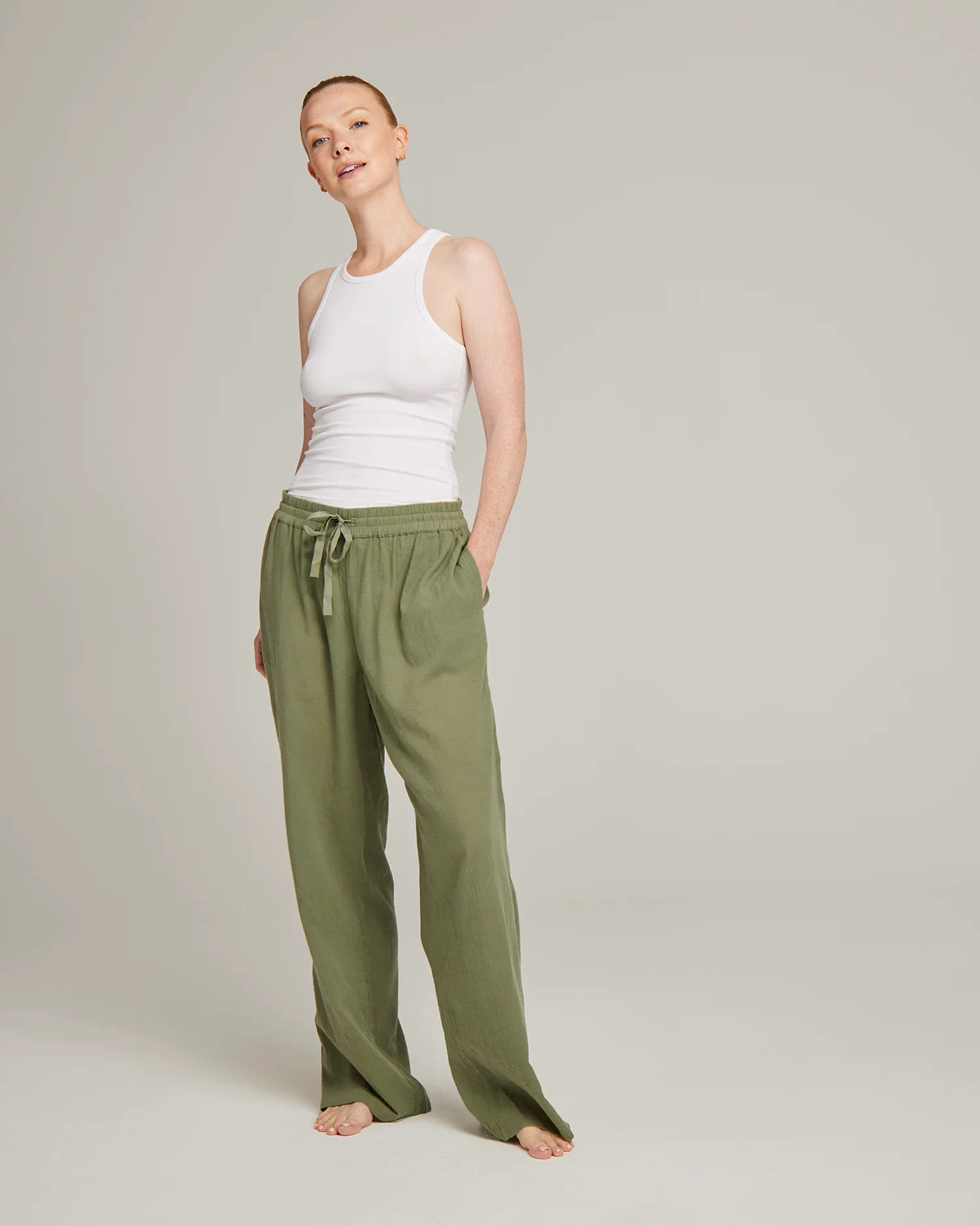 The Classic Trouser Rosemary | Organic Cotton Pyjama Trouser | www.nudea.com