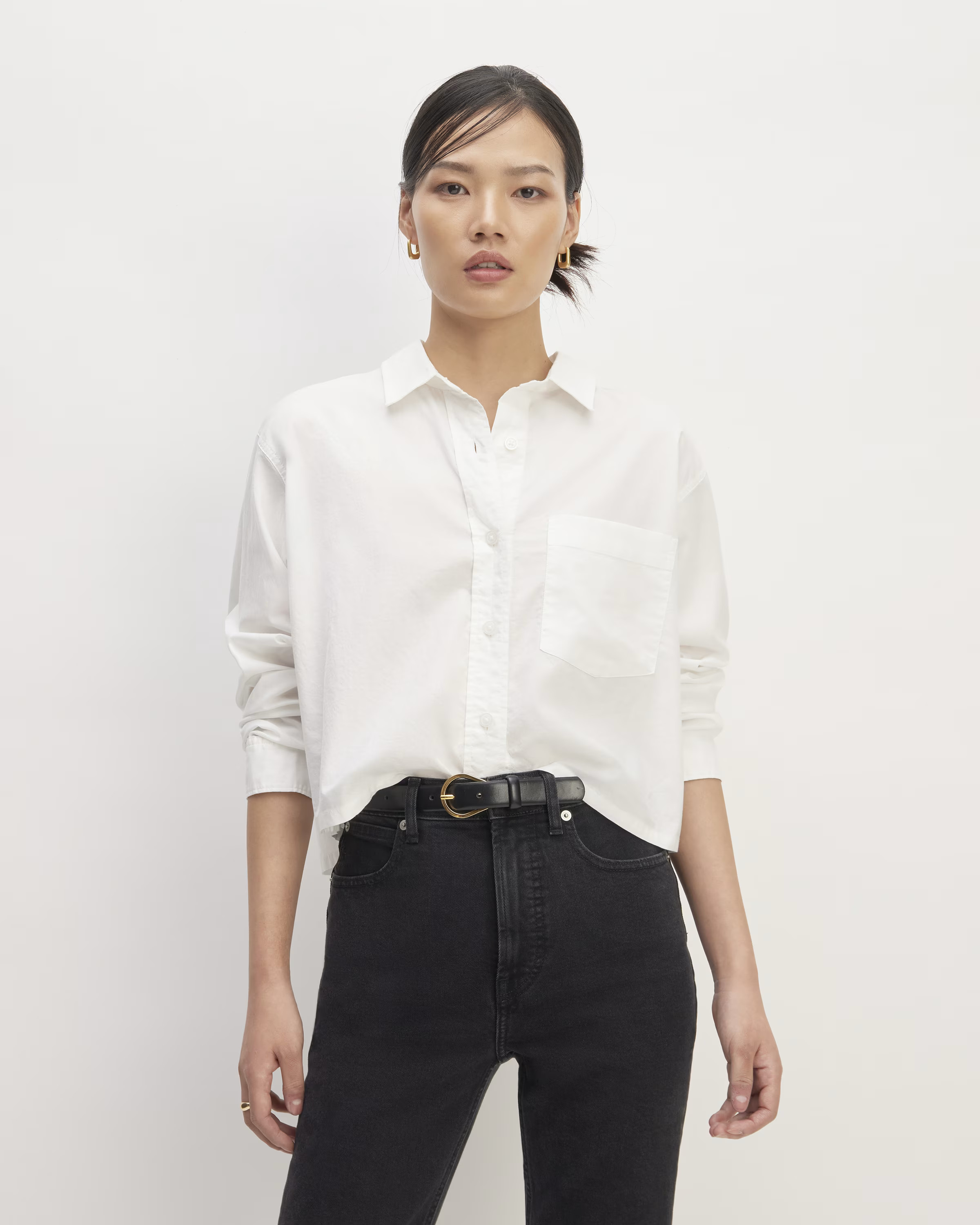 The Silky Cotton Way-Short Shirt | Everlane