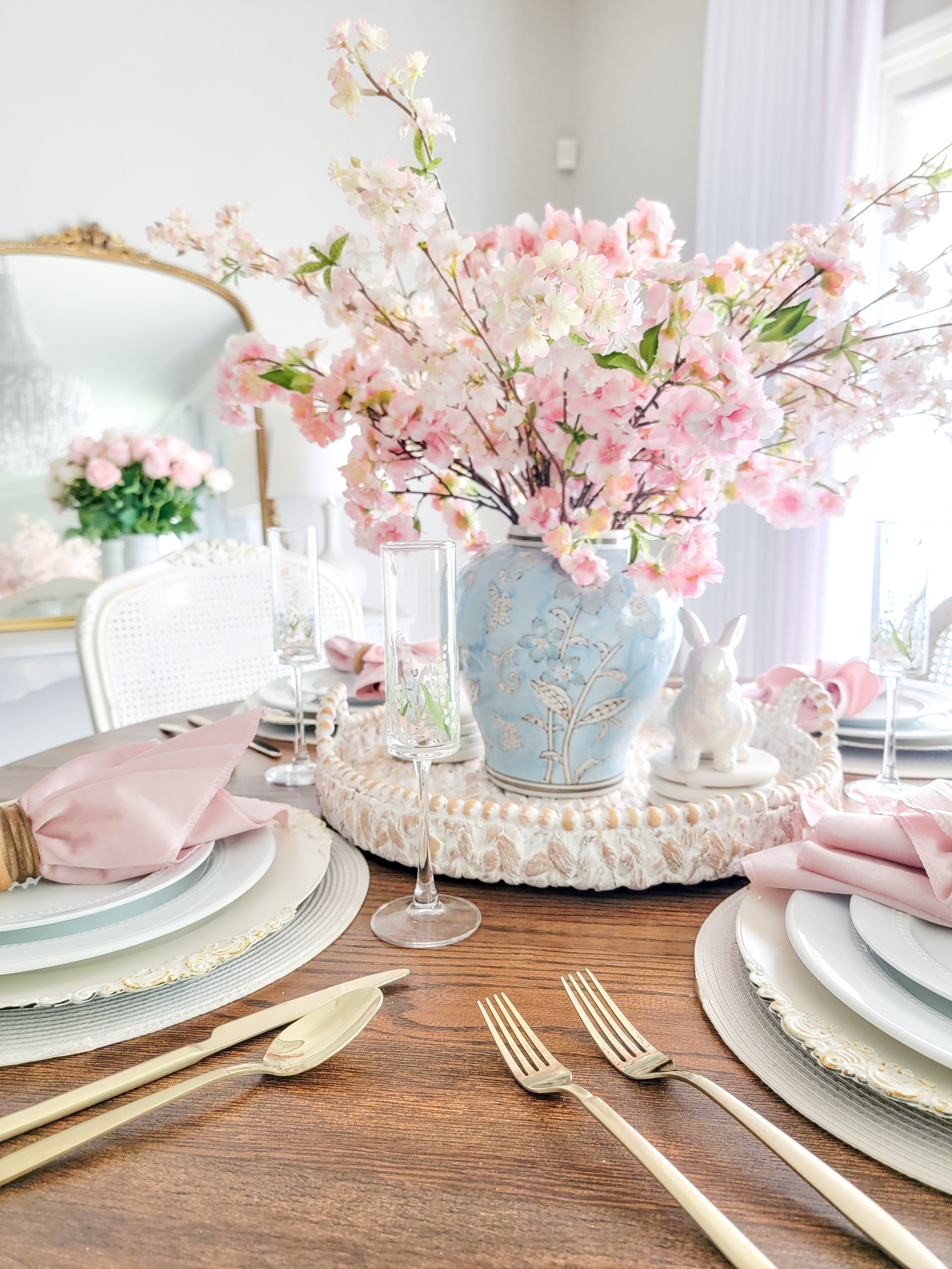 Easter tablescape in our breakfast nook. 🌸🐇

#LTKSeasonal #LTKHome #LTKStyleTip