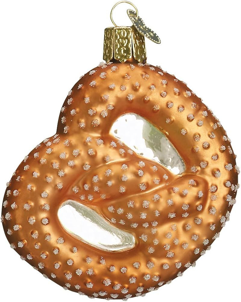 Old World Christmas Pretzel Ballpark Foods Glass Blown Ornaments for Christmas Tree | Amazon (US)