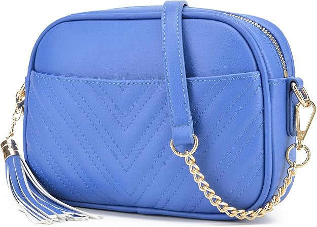 lola mae Quilted Crossbody Bag, Trendy Design Shoulder Purse | Amazon (US)