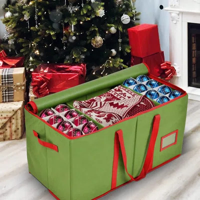 Holiday Cheer Premium Christmas Ornament Storage – Christmas Storage Container Perfect For Holiday Decorations And Ornament Storage Box – Fits 128 Hol | Wayfair North America
