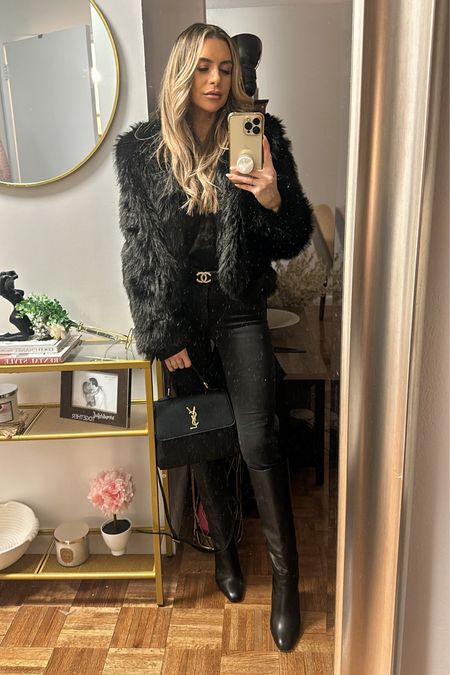 Mob wife “esthetic” but we’re from NY so it’s just our esthetic 😉 wearing XS in top and coat, jeans 23, shoes TTS

#LTKstyletip #LTKfindsunder100 #LTKMostLoved