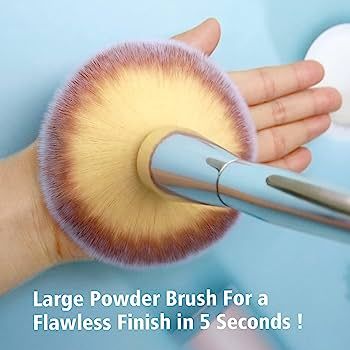 Foundation Brush ,Daubigny Large Powder Brush Flat Arched Premium Durable Kabuki Makeup Brush Per... | Amazon (US)