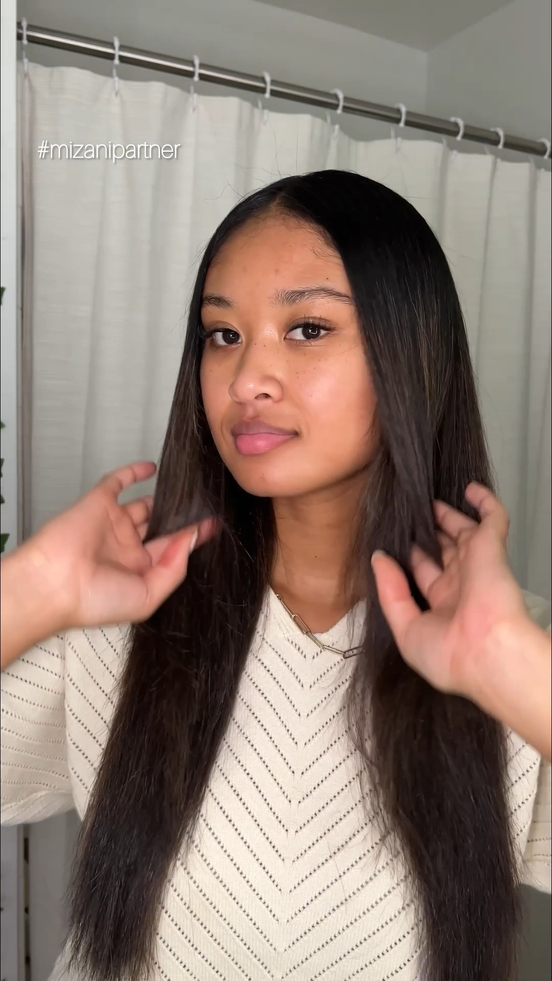 Glossy, soft, and very much in its shiny era Everything I use is linked here #mizanipartner @mizani #liketkit @shop.Itk 