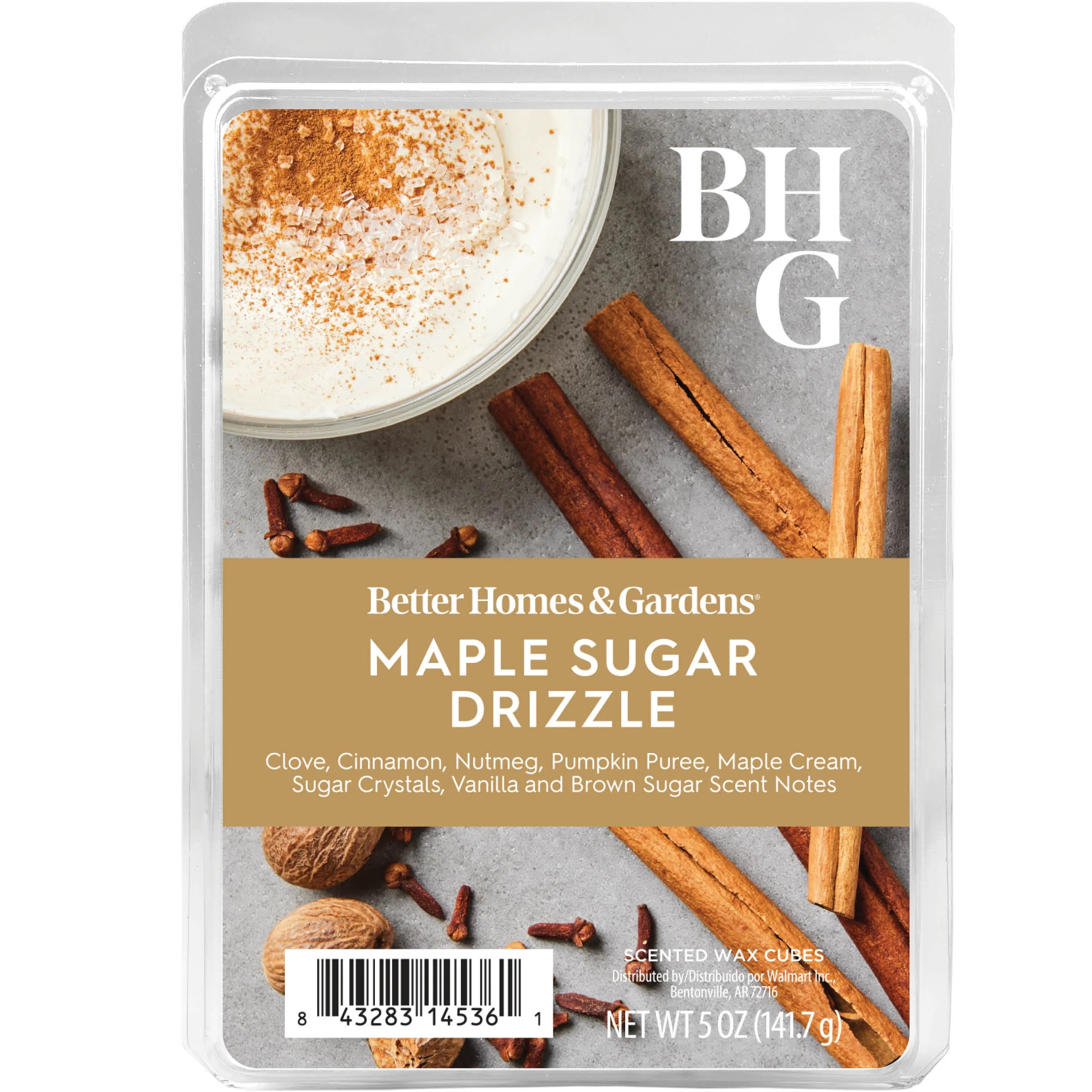 Maple Sugar Drizzle Scented Wax Melts, Better Homes & Gardens, 5 oz (Value Size) | Walmart (US)