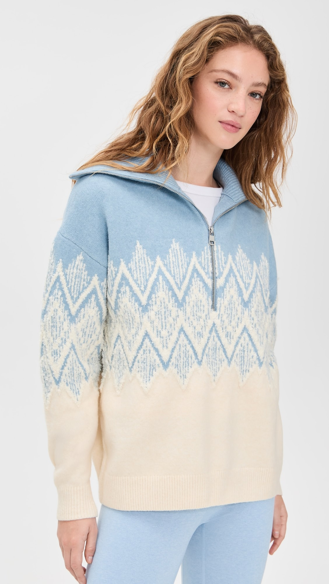 Hedda Fair Isle Half Zip Pullover | Shopbop