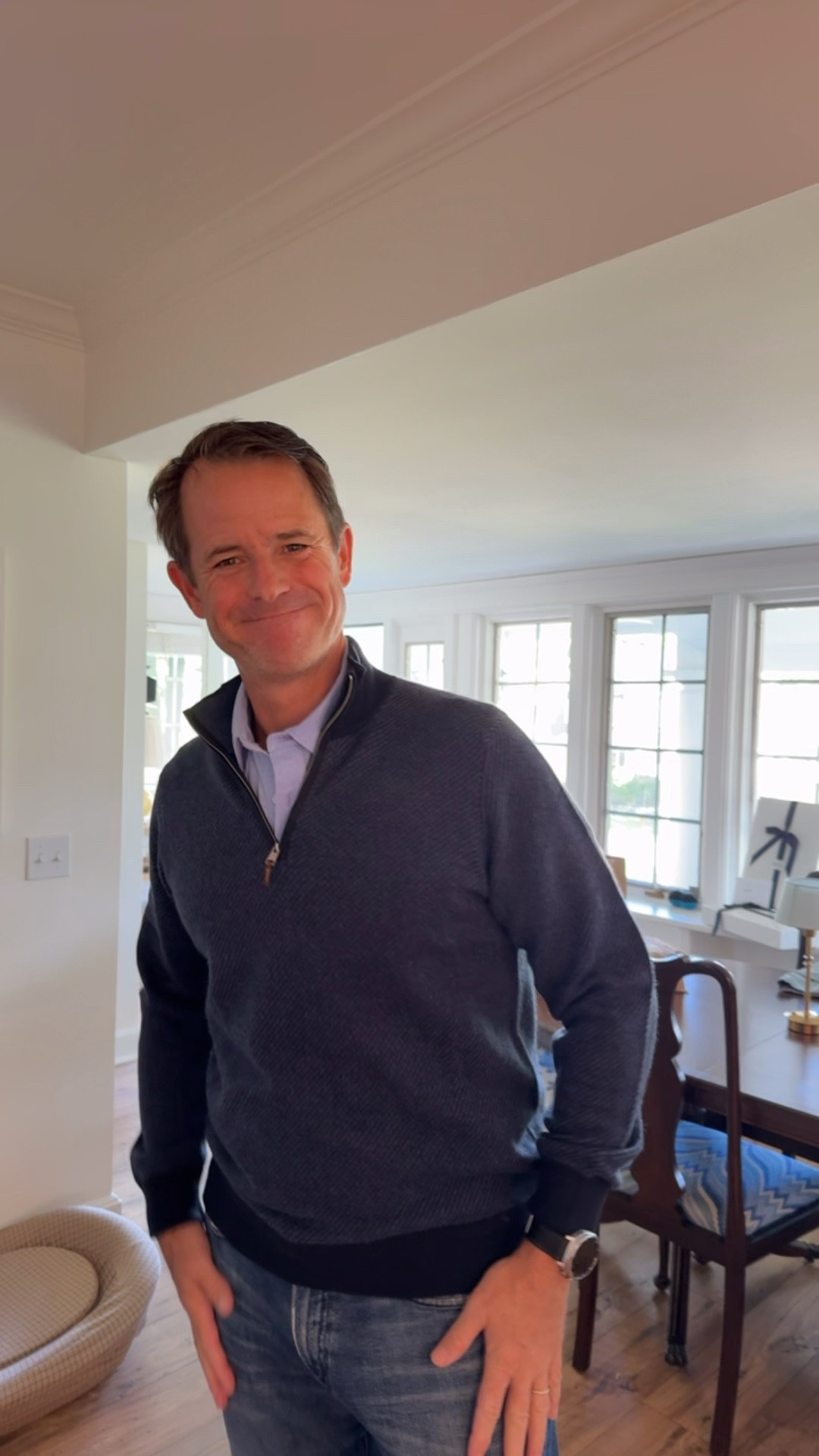 OOTN for my husband!  Looooove this 1/4 zip sweater for him -and he loves it !  Paired either his fav new polo 💙

#LTKMens #LTKOver40 #LTKSeasonal