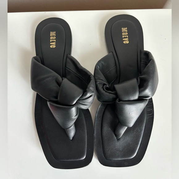 Anthropologie Maeve Puffy Knotted Sandals 8 | Poshmark