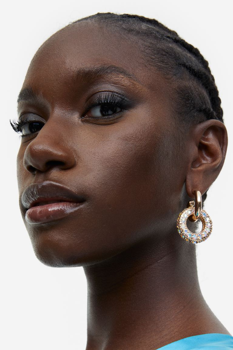 Pendant Hoop Earrings | H&M (US + CA)