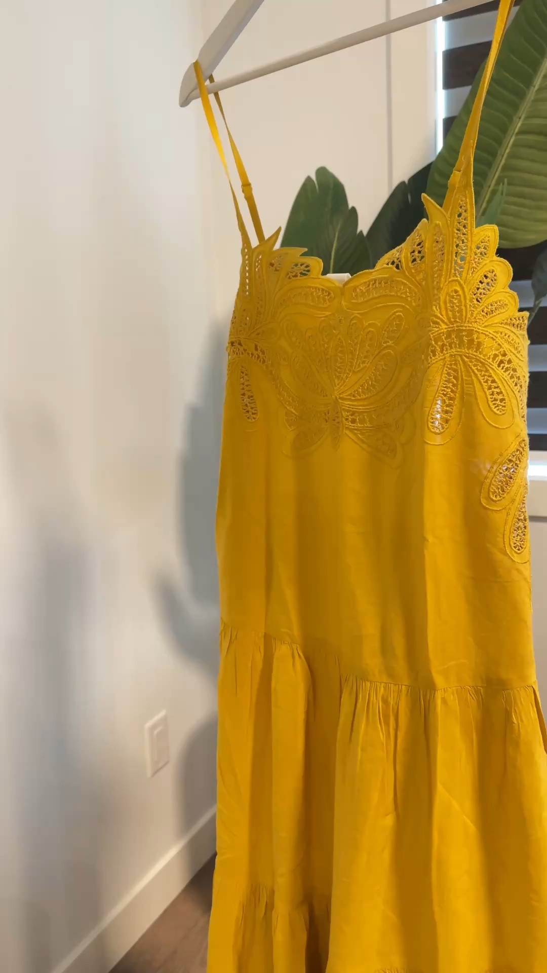 Yellow dress for summer