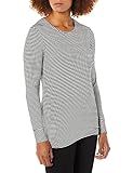 WonderWink Womens Long Sleeve Striped Tee Medical Service T Shirt, Black/White, Small US | Amazon (US)