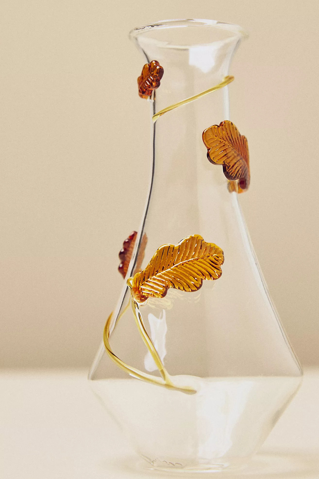 Amber Icon Embellished Glass Bud Vase | Anthropologie (US)