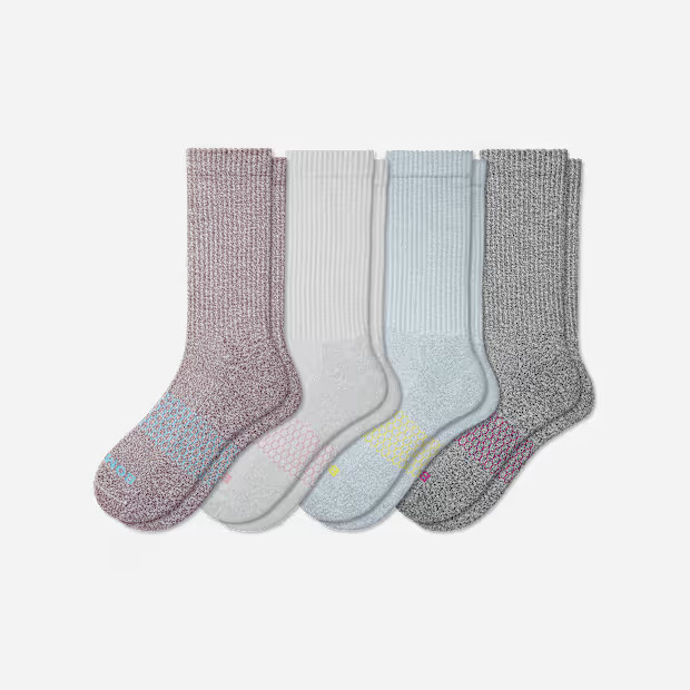 Women's Marl Calf Sock 4-Pack | Bombas